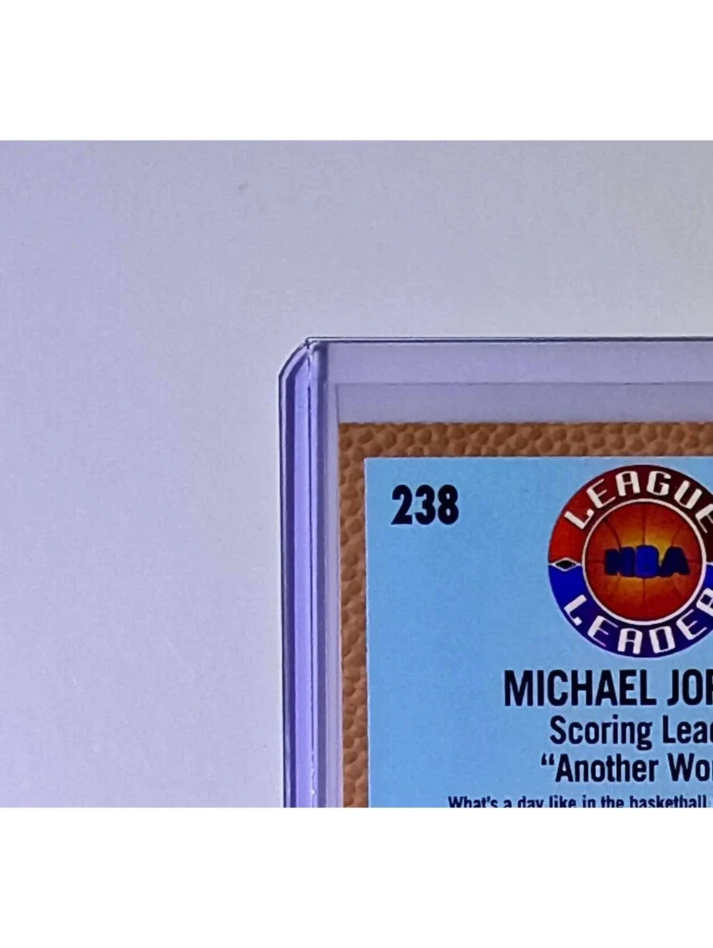 Michael Jordan 1992-93 Fleer League Leader #238 Basketball Card Chicago Bulls